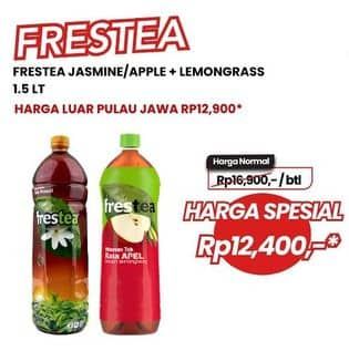 Promo Harga Frestea Minuman Teh Jasmine, Apple, Original 1500 ml - Carrefour
