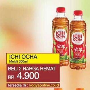 Promo Harga Ichi Ocha Minuman Teh per 2 botol 350 ml - Yogya