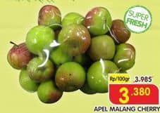 Promo Harga Apel Malang per 100 gr - Superindo