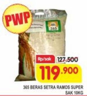 Promo Harga 365 Beras 10 kg - Superindo