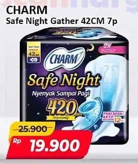 Promo Harga Charm Safe Night Gathers 42cm 7 pcs - Alfamart
