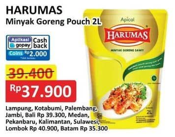 Promo Harga Harumas Minyak Goreng 2000 ml - Alfamart