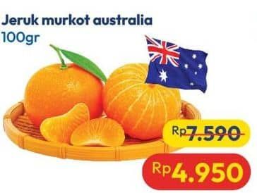 Promo Harga Jeruk Murcot Australia per 100 gr - Hypermart