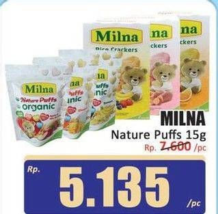 Promo Harga Milna Nature Puffs Organic 15 gr - Hari Hari