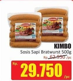 Promo Harga KIMBO Bratwurst 500 gr - Hari Hari