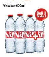 Promo Harga VIT Air Mineral 600 ml - Carrefour