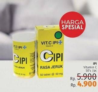 Promo Harga IPI Vitamin C 50 pcs - LotteMart
