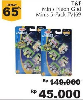 Promo Harga THOMAS & FRIEND Minis Neon Gitd Minis 5-pack PVJ69  - Giant