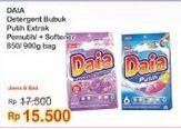 Promo Harga DAIA Deterjen Bubuk Putih, + Softener Pink, + Softener Violet 850 gr - Indomaret