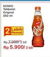 Promo Harga SOSRO Teh Botol Original 350 ml - Indomaret