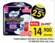 Promo Harga Charm Safe Night Wing 29cm, Wing 35cm 12 pcs - Superindo