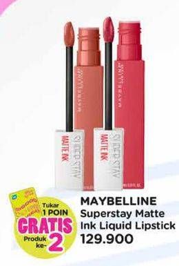 Promo Harga Maybelline Super Stay Matte Ink 5 ml - Watsons