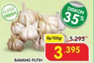 Promo Harga Bawang Putih per 100 gr - Superindo