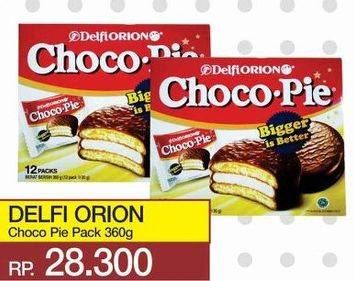 Promo Harga DELFI Orion Choco Pie 360 gr - Yogya