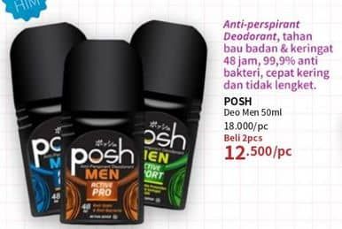 Promo Harga Posh Deo Roll On 50 ml - Guardian