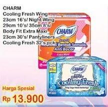 Promo Harga Cooling Fresh Wing 23cm 16s/Night Wing 29cm 10s/35cm 8s/ Body Fit Extra Maxi 23cm 30/ Pantyliner Cooling Fresh 32s  - Indomaret