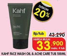 Promo Harga Kahf Face Wash Oil And Acne Care 100 ml - Superindo