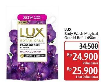 Promo Harga LUX Botanicals Body Wash Magical Orchid 450 ml - Alfamidi