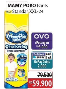 Promo Harga Mamy Poko Pants Xtra Kering XXL24 24 pcs - Alfamidi