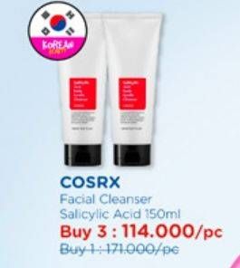 Promo Harga Cosrx Daily Gentle Cleanser Salicylic Acid 150 ml - Watsons