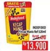 Promo Harga INDOFOOD Kecap Manis 520 ml - Hypermart