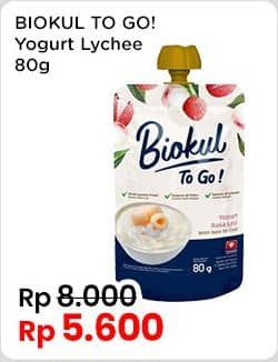 Promo Harga Biokul Yogurt To Go! 80 gr - Indomaret