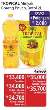 Promo Harga Tropical Minyak Goreng  - Alfamidi