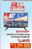 Promo Harga Sharp 2T-C42BD1i | LED TV 42"  - Hypermart