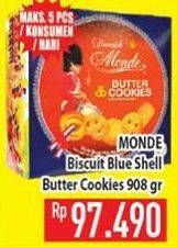 Promo Harga MONDE Butter Cookies 908 gr - Hypermart