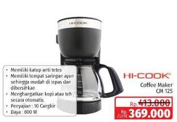 Promo Harga Hicook Coffee Maker CM 125 All Variants  - Lotte Grosir