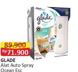 Promo Harga GLADE Matic Spray Refill Ocean Escape 145 gr - Alfamart