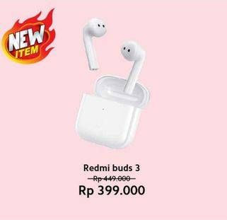 Promo Harga XIAOMI Redmi Buds 3  - Erafone