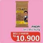 Promo Harga Pikopi 3 in 1 Kopi Mix per 9 sachet 20 gr - Alfamidi