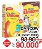 Promo Harga Dancow FortiGro Susu Bubuk Full Cream, Instant Cokelat 800 gr - LotteMart