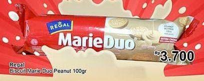 Promo Harga REGAL Marie Duo Peanute 100 gr - TIP TOP