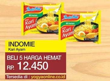 Promo Harga INDOMIE Mi Kuah Kari Ayam 72 gr - Yogya