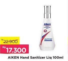 Promo Harga AIKEN Hand Sanitizer 100 ml - Alfamart