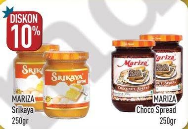 Promo Harga MARIZA Jam Srikaya/Chocolate Spread  - Hypermart