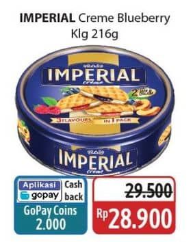 Promo Harga Imperial Creme Cream Blueberry 216 gr - Alfamidi