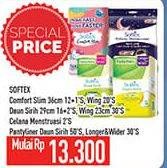 Promo Harga SOFTEX Comfort Slim/Daun Sirih/Celana Menstruas/Pantyliner Daun Sirih  - Hypermart