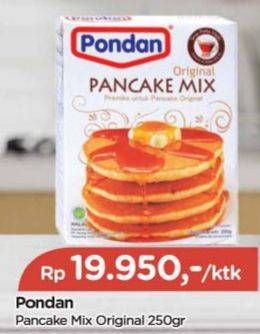 Promo Harga Pondan Pancake Mix Original 250 gr - TIP TOP