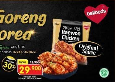 Promo Harga Belfoods Royal Itaewon Chicken 200 gr - Superindo