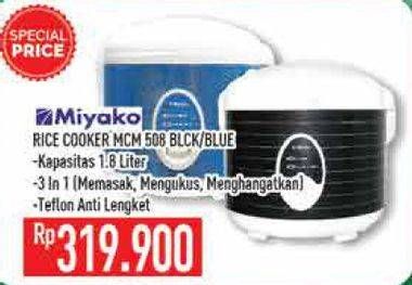 Promo Harga MIYAKO MCM-508 Black, Blue  - Hypermart