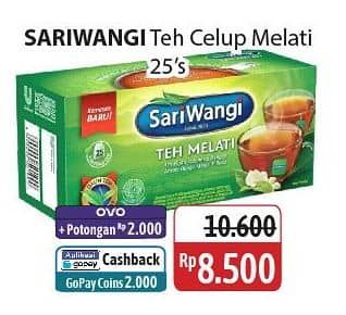 Promo Harga Sariwangi Teh Melati 47 gr - Alfamidi