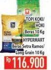 Promo Harga Topi Koki Beras/ Hypermart Beras Setra Ramos, Long Grain/ Hoki Beras 10Kg  - Hypermart