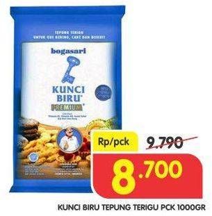 Promo Harga Bogasari Tepung Terigu Kunci Biru 1 kg - Superindo