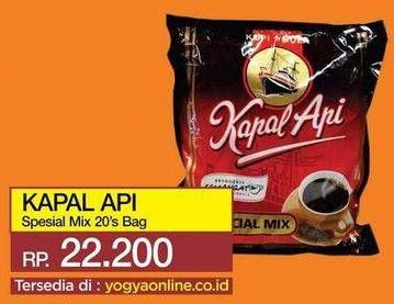 Promo Harga Kapal Api Kopi Bubuk Special Mix per 20 sachet - Yogya