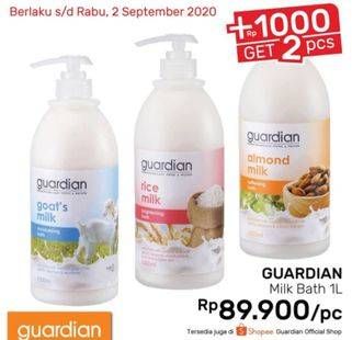 Promo Harga GUARDIAN Milk Bath 1 ltr - Guardian
