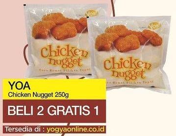 Promo Harga YOA Chicken Nugget 250 gr - Yogya