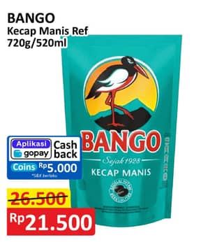 Promo Harga Bango Kecap Manis 520 ml - Alfamart